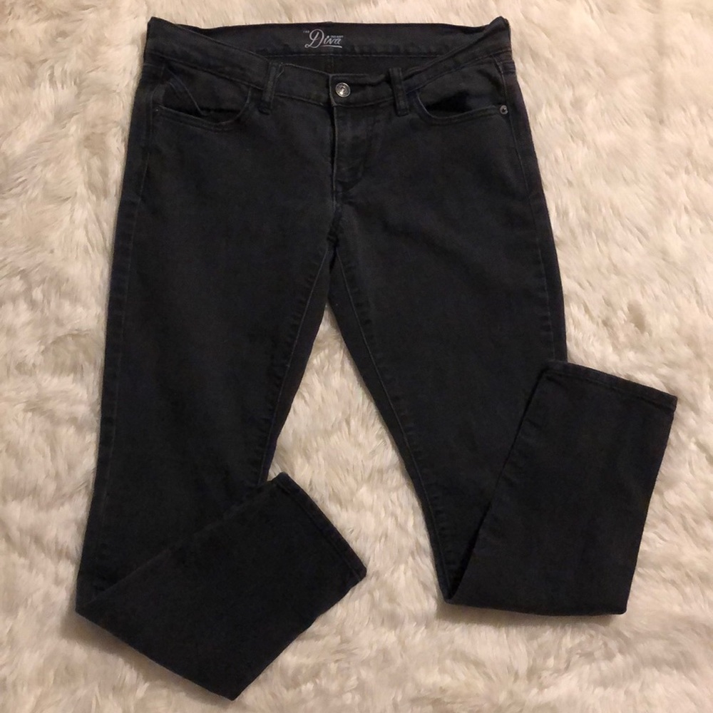 3/$20 Faded Black Old Navy The Diva Jean Sz 6